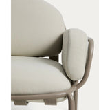 Outdoor-Sessel Joncols aus Aluminium mit taupefarbener Lackierung von Kave Home – Bild 7