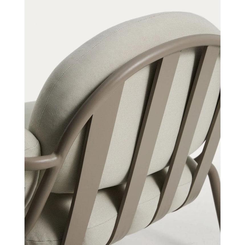 Outdoor-Sessel Joncols aus Aluminium mit taupefarbener Lackierung von Kave Home – Bild 9
