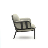 Outdoor-Sessel Joncols mit Bezug in Beige aus Aluminium mit grau lackiertem Finish von Kave Home – Produktbild 6