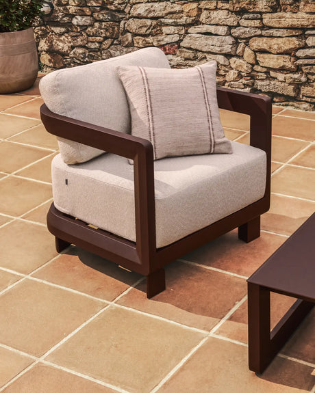 Outdoor-Sessel Nerano aus Aluminium von Kave Home – Bild 2
