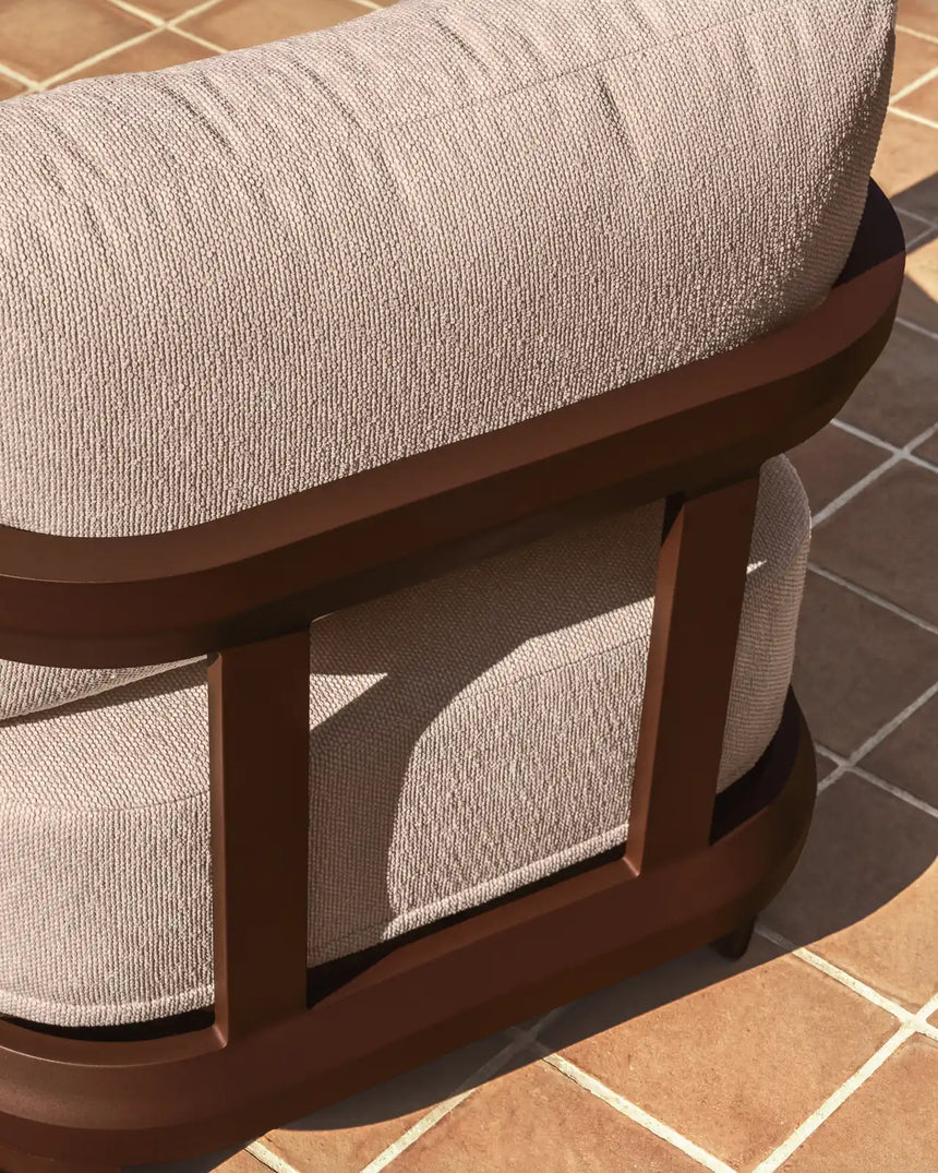 Outdoor-Sessel Nerano aus Aluminium von Kave Home – Bild 4