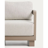 Outdoor-Sessel Nerano aus Aluminium in Taupe von Kave Home – Bild 7
