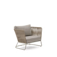 Outdoor-Sessel Saconca aus Seil und beige verzinktem Stahl von Kave Home – Bild 1