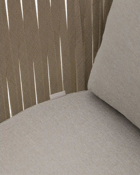 Outdoor-Sessel Saconca aus Seil und beige verzinktem Stahl von Kave Home – Bild 8