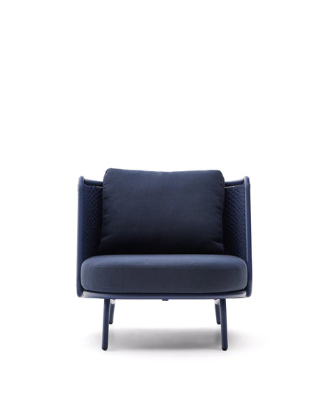 Outdoor-Sessel Sedalis aus Aluminium und blauem Seil von Kave Home – Produktbild 11
