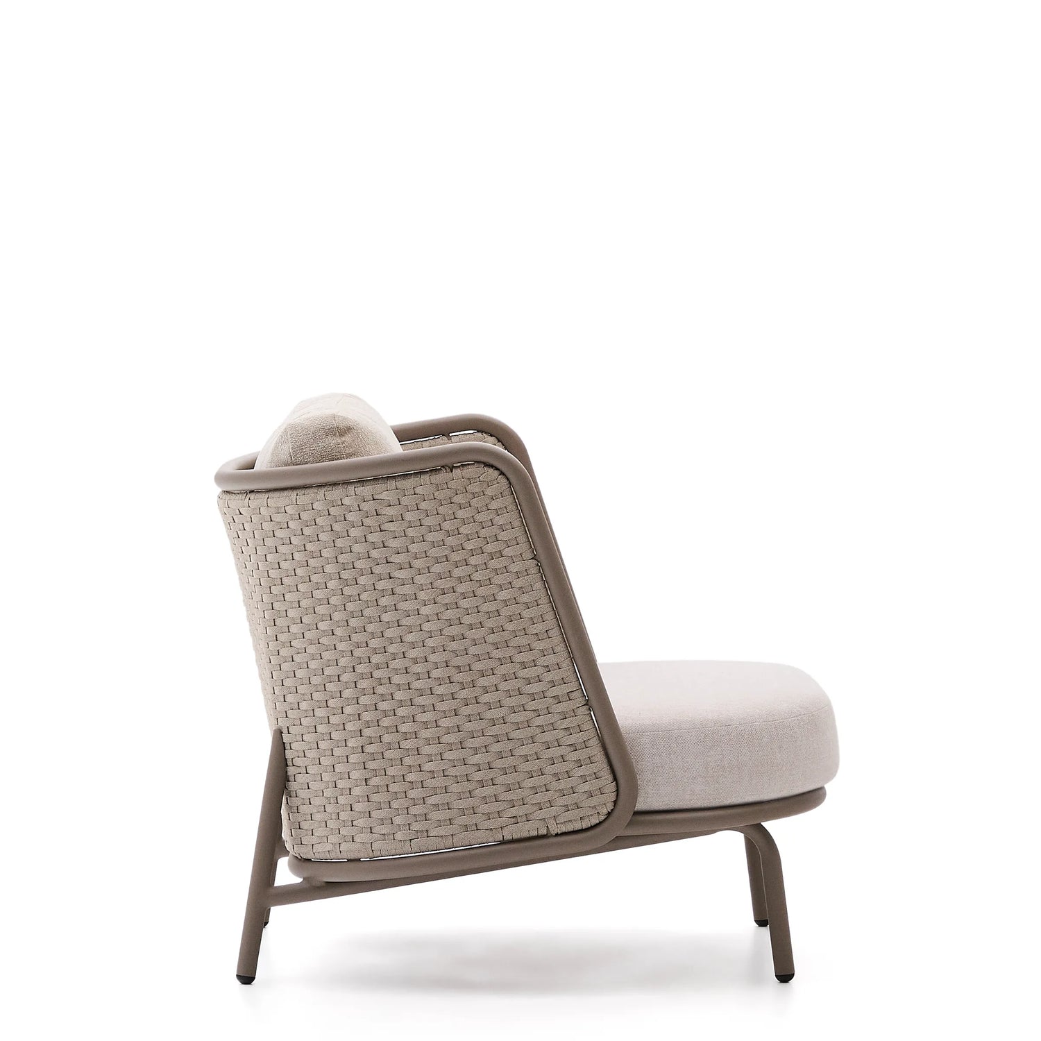Outdoor-Sessel Sedalis aus Aluminium und taupefarbenem Seil von Kave Home – Produktbild 10