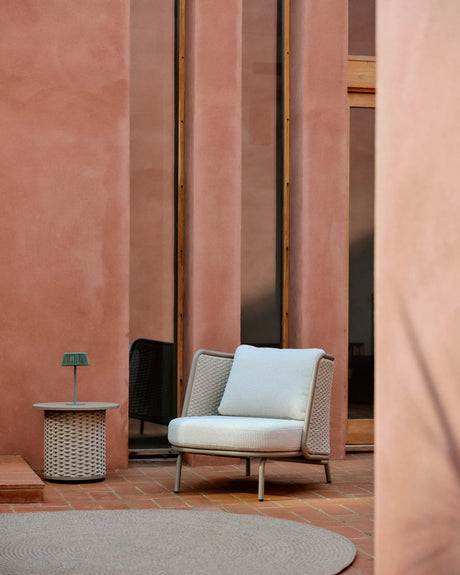 Outdoor-Sessel Sedalis aus Aluminium und taupefarbenem Seil von Kave Home – Produktbild 6