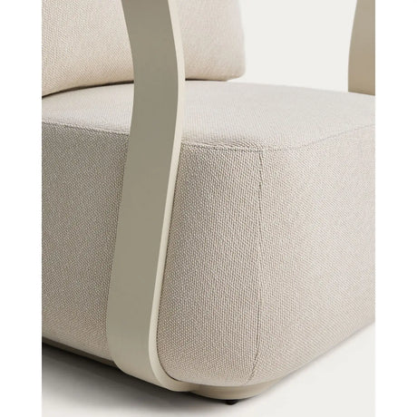 Outdoor-Sessel Tamaris aus ecrufarbenem Aluminium von Kave Home – Bild 11