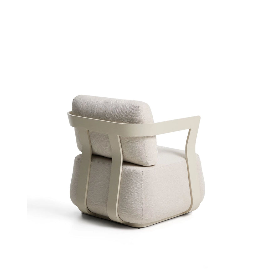 Outdoor-Sessel Tamaris aus ecrufarbenem Aluminium von Kave Home – Bild 5