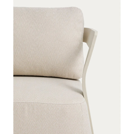 Outdoor-Sessel Tamaris aus ecrufarbenem Aluminium von Kave Home – Bild 7