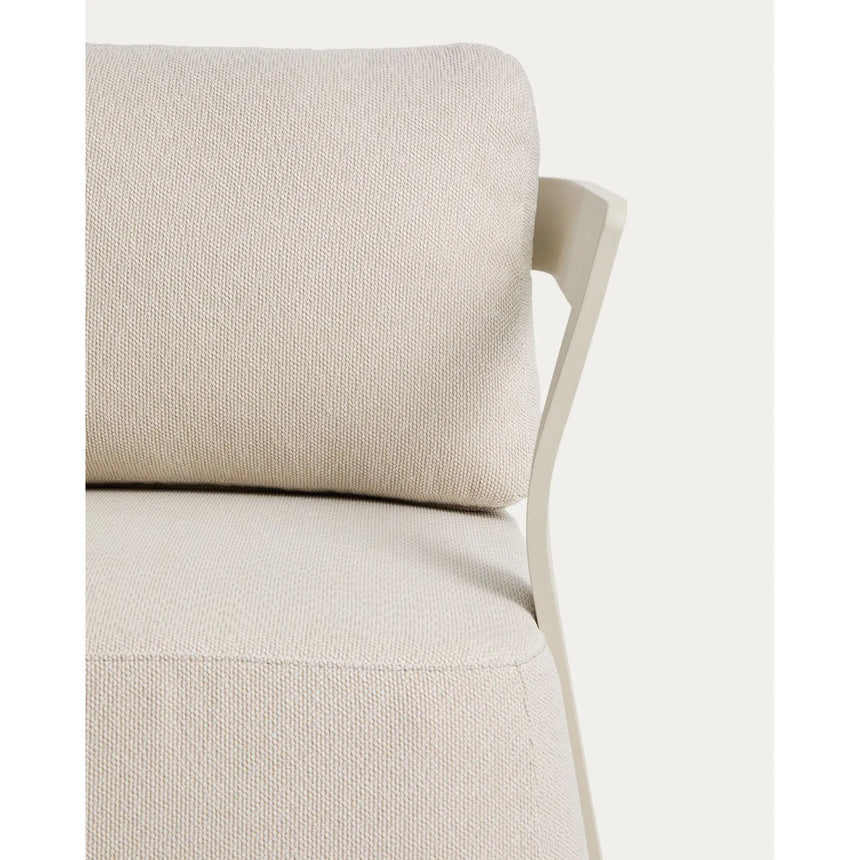 Outdoor-Sessel Tamaris aus ecrufarbenem Aluminium von Kave Home – Bild 7