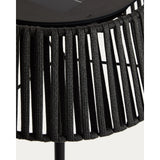 Outdoor-Solar-Stehlampe Aldet aus flachem Seil mit Metallfuß, Ø 46 cm von Kave Home – Bild 8