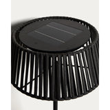 Outdoor-Solar-Stehlampe Aldet aus flachem Seil mit Metallfuß, Ø 46 cm von Kave Home – Bild 9