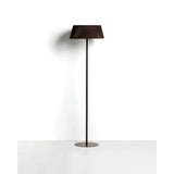 Outdoor-Solar-Stehlampe Aldet aus flachem Seil mit braunem Metallfuß, Ø 46 cm von Kave Home – Bild 1