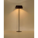 Outdoor-Solar-Stehlampe Aldet aus flachem Seil mit braunem Metallfuß, Ø 46 cm von Kave Home – Bild 7