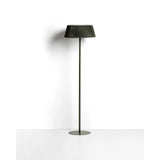Outdoor-Solar-Stehlampe Aldet aus flachem Seil mit grünem Metallfuß, Ø 46 cm von Kave Home – Bild 1