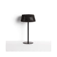 Outdoor-Solar-Tischlampe Aldet aus flachem Seil mit Metallfuß von Kave Home – Bild 1