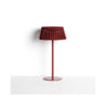 Outdoor-Solar-Tischlampe Aldet aus flachem Seil mit terrakottafarbenem Metallfuß von Kave Home – Bild 1