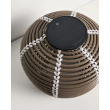 Outdoor-Solar-Tischlampe Garoina aus synthetischem Rattan in Taupe mit LED-Technologie, Ø 25 cm von Kave Home – Bild 7