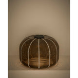 Outdoor-Solar-Tischlampe Garoina aus synthetischem Rattan in Taupe mit LED-Technologie, Ø 50 cm von Kave Home – Bild 7