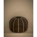 Outdoor-Solar-Tischlampe Garoina aus synthetischem Rattan in Taupe mit LED-Technologie, Ø 50 cm von Kave Home – Bild 8