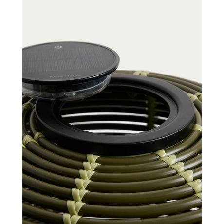 Outdoor-Solar-Tischlampe Garoina aus synthetischem Rattan mit LED-Technologie, Ø 35 cm von Kave Home – Bild 11