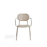 Outdoor-Stuhl Brai mit Armlehnen aus taupefarben verzinktem Stahl von Kave Home – Bild 6