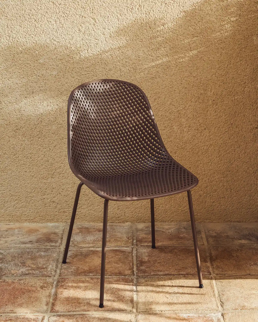 Outdoor-Stuhl Quinby in Braun von Kave Home – Bild 2