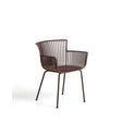 Outdoor-Stuhl Surpika mit braunen Stahlbeinen von Kave Home – Bild 1