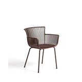 Outdoor-Stuhl Surpika mit braunen Stahlbeinen von Kave Home – Bild 1