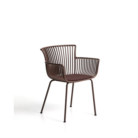 Outdoor-Stuhl Surpika mit braunen Stahlbeinen von Kave Home – Bild 1