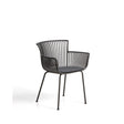 Outdoor-Stuhl Surpika mit graphitgrauen Stahlbeinen von Kave Home – Bild 1