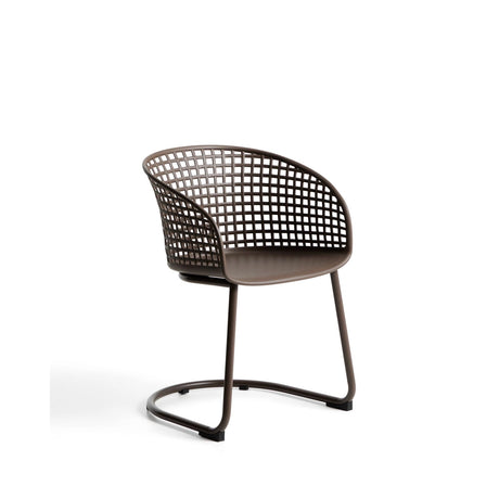 Outdoor-Stuhl Tenaro aus Kunststoff mit Stahlgestell von Kave Home – Bild 1