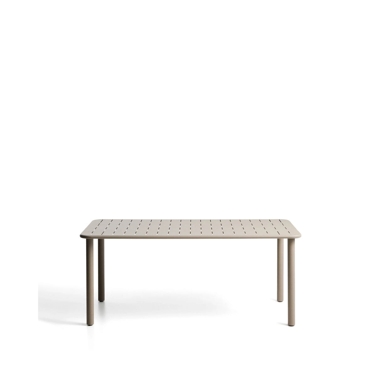 Outdoor-Tisch Brai aus taupefarben verzinktem Stahl, 180 x 90 cm von Kave Home – Bild 1