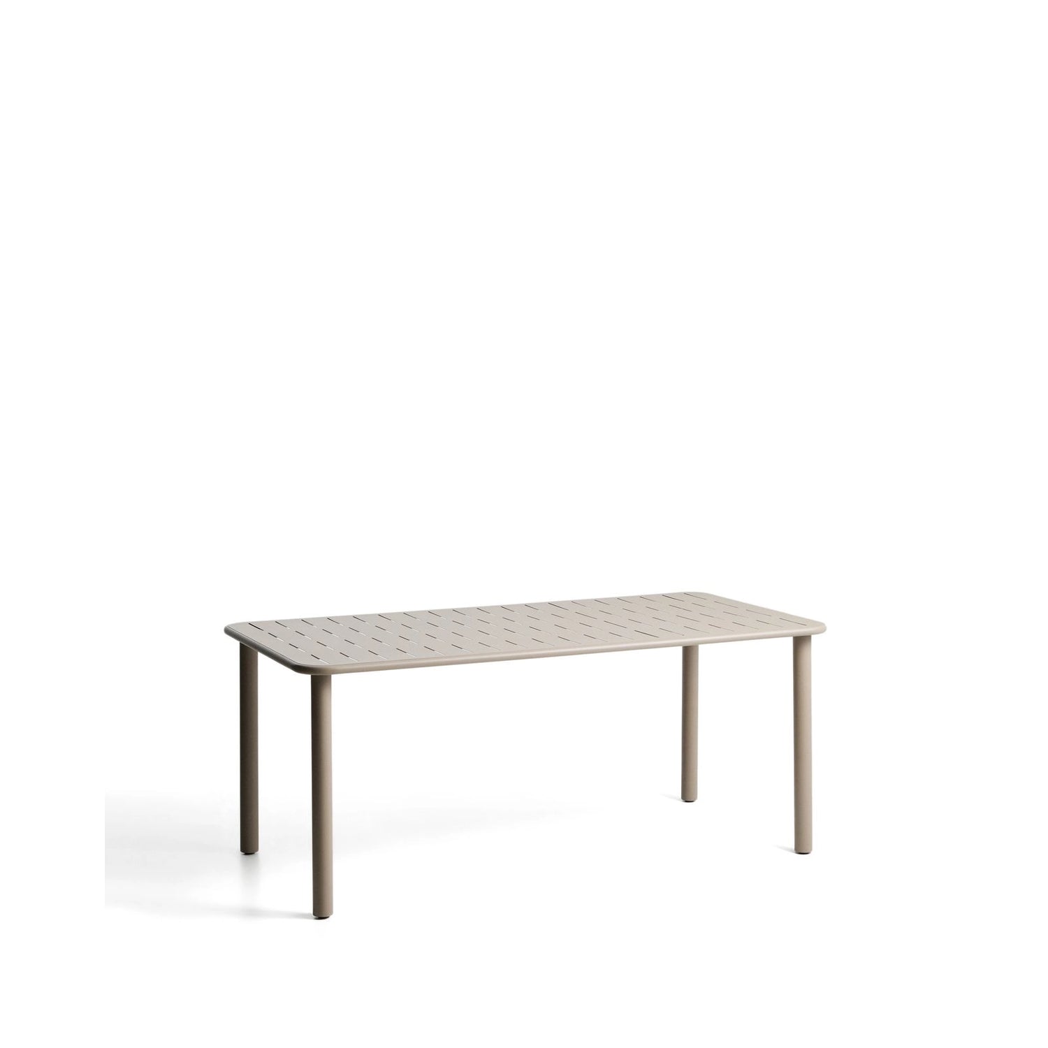 Outdoor-Tisch Brai aus taupefarben verzinktem Stahl, 180 x 90 cm von Kave Home – Bild 3