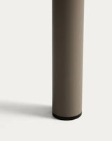 Outdoor-Tisch Joncols aus Aluminium mit taupefarbener Lackierung, 180 x 90 cm von Kave Home – Bild 5