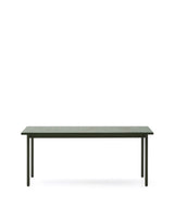 Outdoor-Tisch Maurina aus grün verzinktem Stahl und grünen Kacheln 223 x 101 cm von Kave Home – Produktbild 9