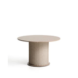 Outdoor-Tisch Sedalis aus Aluminium und Seil in Taupe, Ø 120 cm von Kave Home – Bild 4