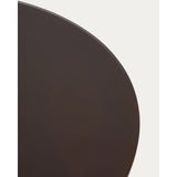 Ovaler Tisch Erice aus Aluminium und gehärtetem Glas in Braun 180 x 90 cm von Kave Home – Bild 8