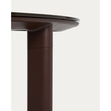 Ovaler Tisch Erice aus Aluminium und gehärtetem Glas in Braun 230 x 100 cm von Kave Home – Bild 6