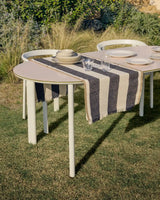 Ovaler Tisch Erice aus Aluminium und gehärtetem Glas in Ecru 230 x 100 cm von Kave Home – Bild 5
