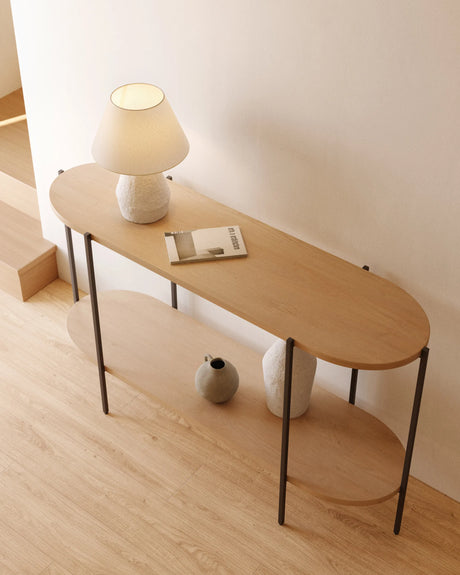 Palmia Konsole 140 x 81 cm aus massivem Mangoholz von Kave Home – Produktbild 5