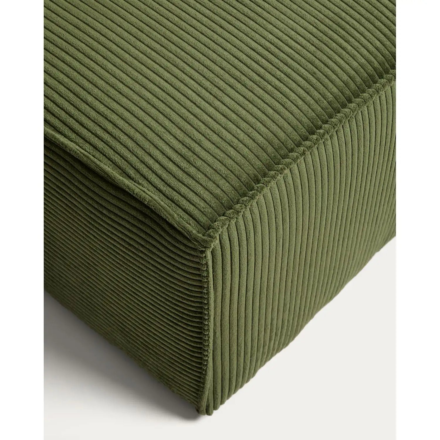 Pouf-Randmodul Blok in Cord oder Chenille, 60 x 104 cm, FSC Mix Credit von Kave Home – Bild 3