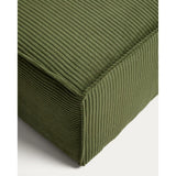 Pouf-Randmodul Blok in Cord oder Chenille, 60 x 104 cm, FSC Mix Credit von Kave Home – Bild 3
