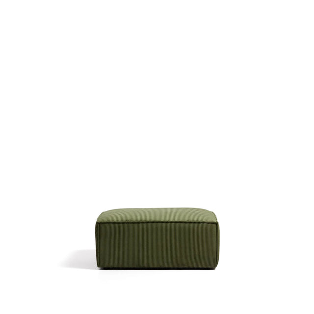 Pouf-Randmodul Blok in Cord oder Chenille, 90 x 104 cm, FSC Mix Credit von Kave Home – Bild 1