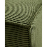 Pouf-Randmodul Blok in Cord oder Chenille, 90 x 104 cm, FSC Mix Credit von Kave Home – Bild 4