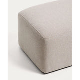 Pouf-Randmodul Blok in beiger Chenille, 60 x 104 cm, FSC Mix Credit von Kave Home – Bild 5