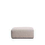 Pouf-Randmodul Blok in beiger Chenille, 90 x 104 cm, FSC Mix Credit von Kave Home – Bild 1