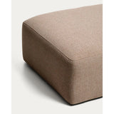 Pouf-Randmodul Blok in brauner Chenille, 90 x 104 cm, FSC Mix Credit von Kave Home – Bild 5