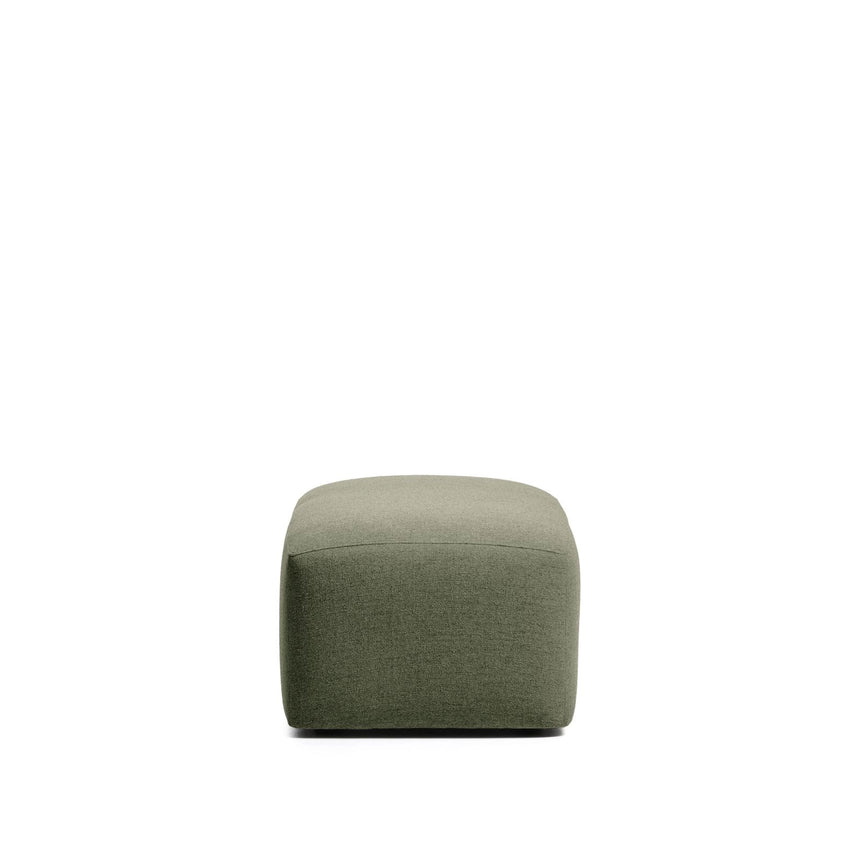 Pouf-Randmodul Blok in grüner Chenille, 60 x 104 cm, FSC Mix Credit von Kave Home – Bild 4